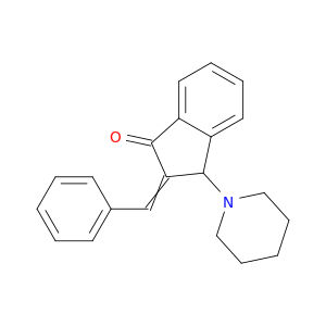 1H-Inden-1-one,2,3-dihydro-2-(phenylmethylene)-3-(1-piperidinyl)-