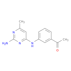 1-[3-[(2-amino-6-methyl-pyrimidin-4-yl)amino]phenyl]ethanone