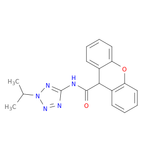 9H-Xanthene-9-carboxamide, N-[2-(1-methylethyl)-2H-tetrazol-5-yl]-