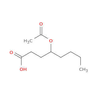 Octanoic acid, 4-(acetyloxy)-