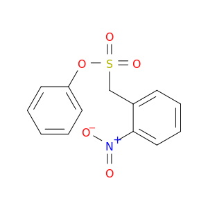 Benzenemethanesulfonic acid, 2-nitro-, phenyl ester