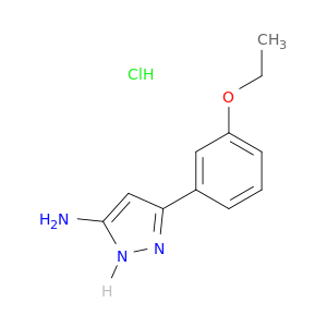 3-(3-乙氧基苯基)-1H-吡唑-5-胺盐酸盐