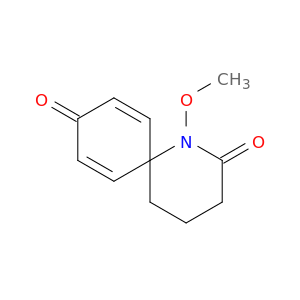 1-Azaspiro[5.5]undeca-7,10-diene-2,9-dione, 1-methoxy-