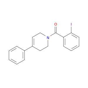 Pyridine, 1,2,3,6-tetrahydro-1-(2-iodobenzoyl)-4-phenyl-