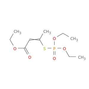 2-Butenoic acid, 3-[(diethoxyphosphinyl)thio]-, ethyl ester