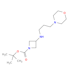1-Azetidinecarboxylicacid, 3-[[3-(4-morpholinyl)propyl]amino]-, 1,1-dimethylethyl ester