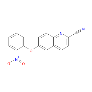 2-Quinolinecarbonitrile, 6-(2-nitrophenoxy)-