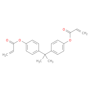 2-丙烯酸，(1-甲基亚乙基)二-4,1-亚苯基酯
