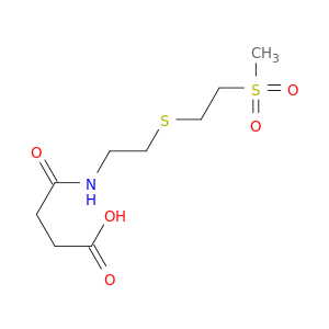 Butanoic acid, 4-[[2-[[2-(methylsulfonyl)ethyl]thio]ethyl]amino]-4-oxo-