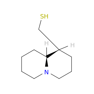 2H-Quinolizine-1-methanethiol,octahydro-, (1R,9aR)-