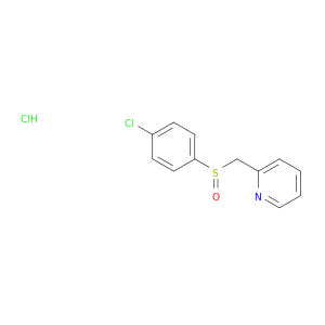 Pyridine, 2-[[(4-chlorophenyl)sulfinyl]methyl]-, hydrochloride