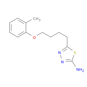 1,3,4-Thiadiazol-2-amine, 5-[4-(2-methylphenoxy)butyl]-