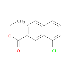 2-Naphthalenecarboxylic acid, 8-chloro-, ethyl ester