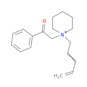 Piperidinium, 1-(2-oxo-2-phenylethyl)-1-(2,4-pentadienyl)-