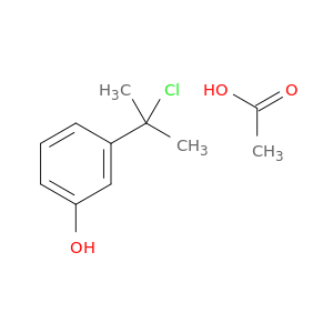 Phenol, 3-(1-chloro-1-methylethyl)-, acetate