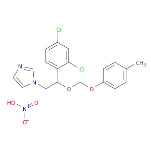 1-[2-(2,4-dichlorophenyl)-2-[(4-methylphenoxy)methoxy]ethyl]imidazole; nitric acid