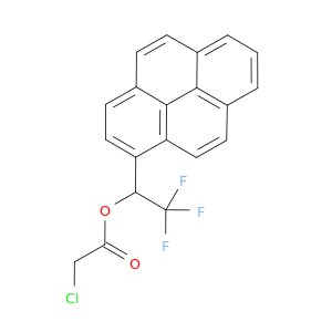 Acetic acid, chloro-, 2,2,2-trifluoro-1-(1-pyrenyl)ethyl ester