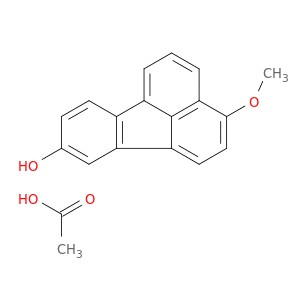 8-Fluoranthenol, 4-methoxy-, acetate