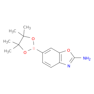 6-(4,4,5,5-四甲基-1,3,2-二氧硼杂环戊烷-2-基)苯并[d]恶唑-2-胺