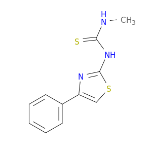 Thiourea, N-methyl-N'-(4-phenyl-2-thiazolyl)-
