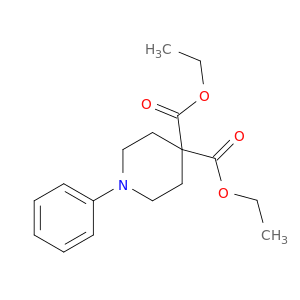 4,4-Piperidinedicarboxylicacid, 1-phenyl-, 4,4-diethyl ester
