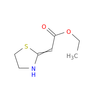 Acetic acid, 2-thiazolidinylidene-, ethyl ester