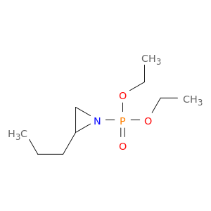 Phosphonic acid, (2-propyl-1-aziridinyl)-, diethyl ester