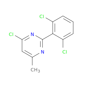 4-Chloro-​2-​(2,​6-​dichlorophenyl)​-​6-​methyl-pyrimidine