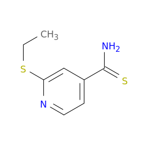 4-Pyridinecarbothioamide, 2-(ethylthio)-