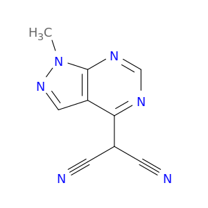 Propanedinitrile, (1-methyl-1H-pyrazolo[3,4-d]pyrimidin-4-yl)-