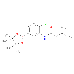 4-氯-3-(3-甲基丁酰氨基)苯基频那醇酯
