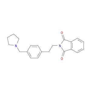 1H-Isoindole-1,3(2H)-dione, 2-[2-[4-(1-pyrrolidinylmethyl)phenyl]ethyl]-