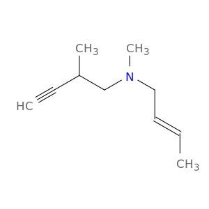 2-Buten-1-amine, N-methyl-N-(2-methyl-3-butynyl)-, (2E)-