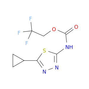 2,2,2-Trifluoroethyl N-(5-Cyclopropyl-1,3,4-thiadiazol-2-yl)carbamate