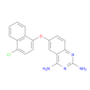 2,4-Quinazolinediamine, 6-[(4-chloro-1-naphthalenyl)oxy]-