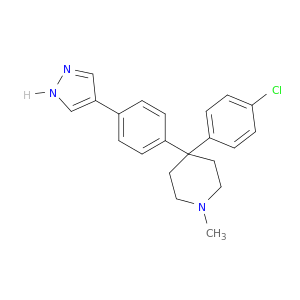 Piperidine, 4-(4-chlorophenyl)-1-methyl-4-[4-(1H-pyrazol-4-yl)phenyl]-