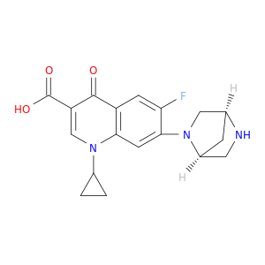 7-((1S,4S)-2,5-Diazabicyclo[2.2.1]heptan-2-yl)-1-cyclopropyl-6-fluoro-4-oxo-1,4-dihydroquinoline-3-carboxylic acid