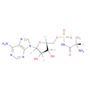 Adenosine,5'-[N-[(2S)-2-amino-1-oxopropyl]sulfamate]