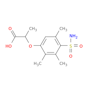 Propanoic acid, 2-[4-(aminosulfonyl)-2,3,5-trimethylphenoxy]-