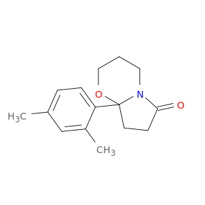 2H-Pyrrolo[2,1-b][1,3]oxazin-6(7H)-one,8a-(2,4-dimethylphenyl)tetrahydro-