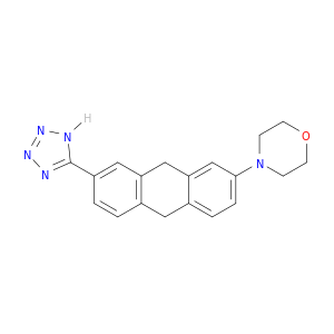 Morpholine, 4-[9,10-dihydro-7-(1H-tetrazol-5-yl)-2-anthracenyl]-