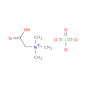 Methanaminium, 1-carboxy-N,N,N-trimethyl-, perchlorate