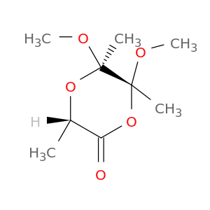 1,4-Dioxan-2-one, 5,6-dimethoxy-3,5,6-trimethyl-, (3S,5R,6R)-