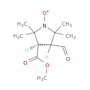 trans-3-Formyl-4-methoxycarbonyl-2,2,5,5-tetramethylpyrrolidin-1-yloxyl Radical