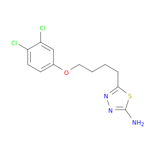 1,3,4-Thiadiazol-2-amine, 5-[4-(3,4-dichlorophenoxy)butyl]-