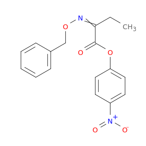 Butanoic acid, 2-[(phenylmethoxy)imino]-, 4-nitrophenyl ester