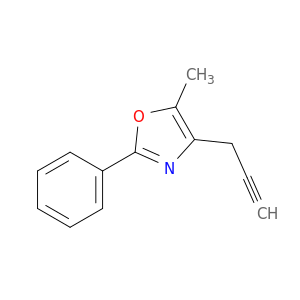 Oxazole, 5-methyl-2-phenyl-4-(2-propynyl)-