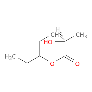 Propanoic acid, 2-hydroxy-, 1-ethylpropyl ester, (2S)-