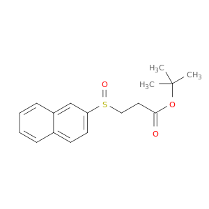 Propanoic acid, 3-(2-naphthalenylsulfinyl)-, 1,1-dimethylethyl ester