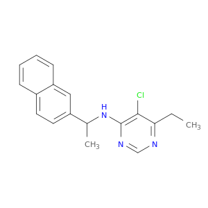 4-Pyrimidinamine, 5-chloro-6-ethyl-N-[1-(2-naphthalenyl)ethyl]-